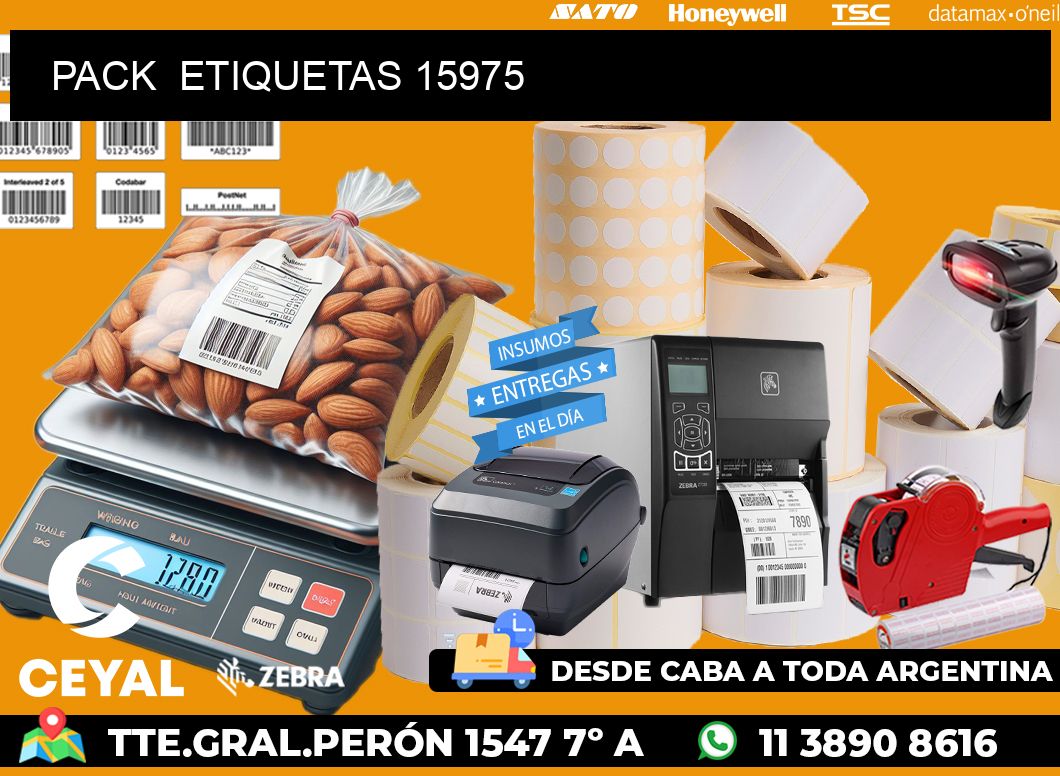 PACK  ETIQUETAS 15975