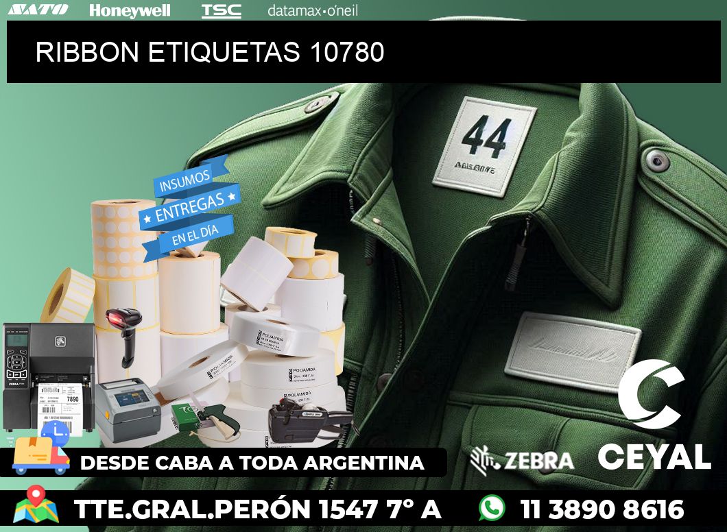 RIBBON ETIQUETAS 10780