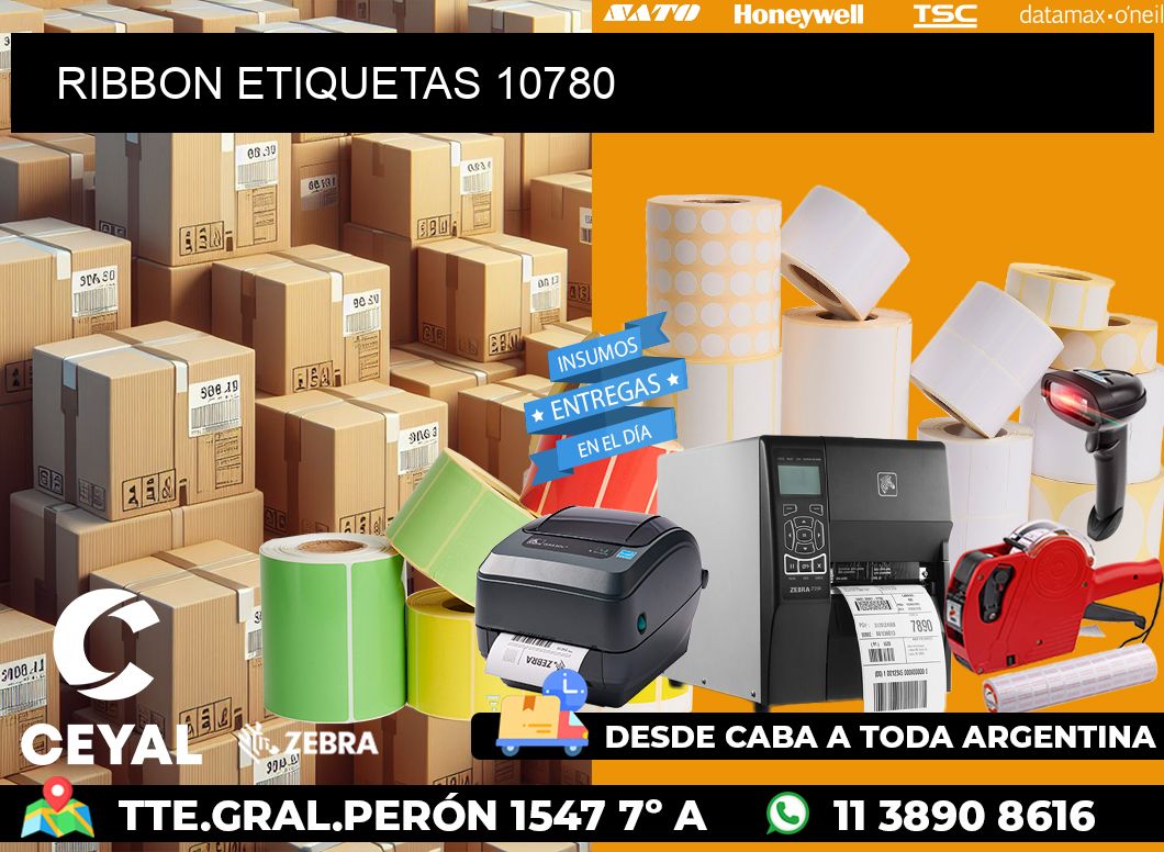 RIBBON ETIQUETAS 10780