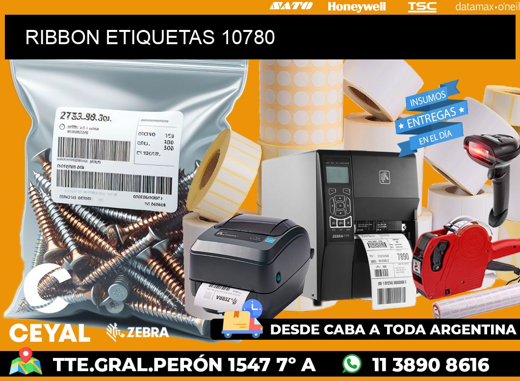 RIBBON ETIQUETAS 10780