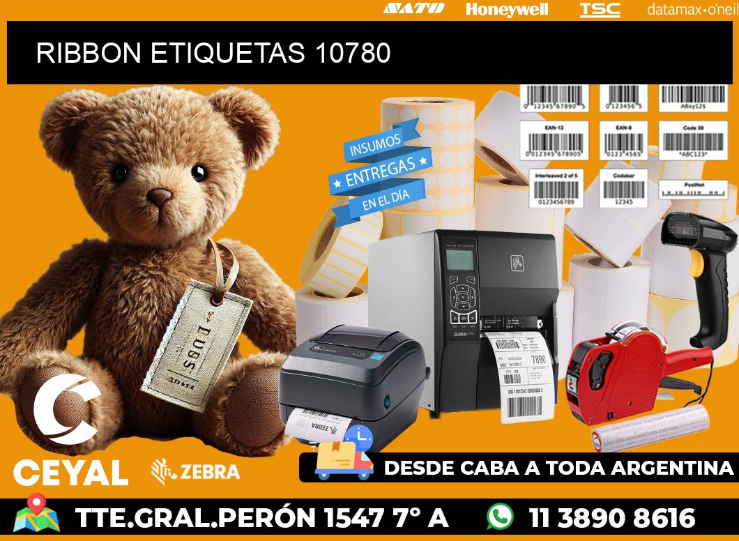 RIBBON ETIQUETAS 10780