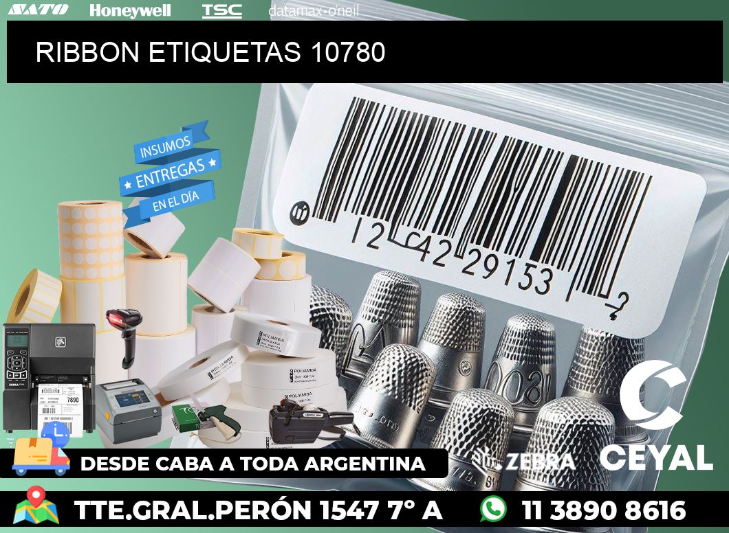 RIBBON ETIQUETAS 10780