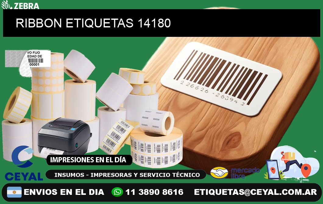RIBBON ETIQUETAS 14180