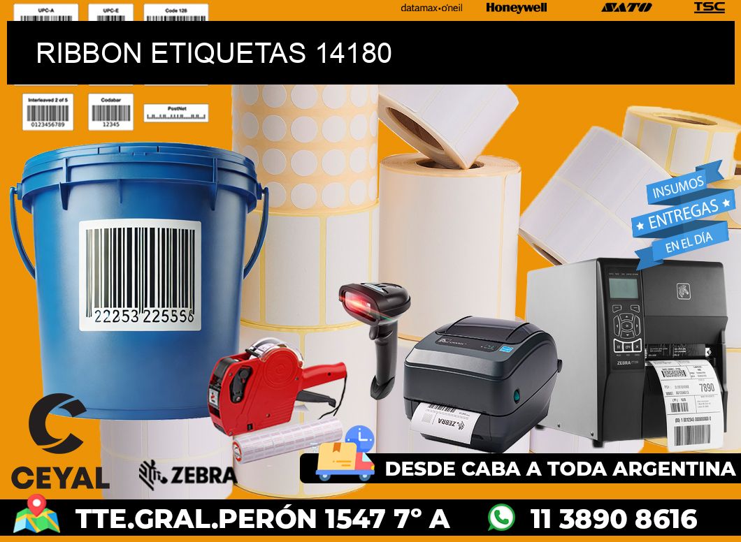 RIBBON ETIQUETAS 14180