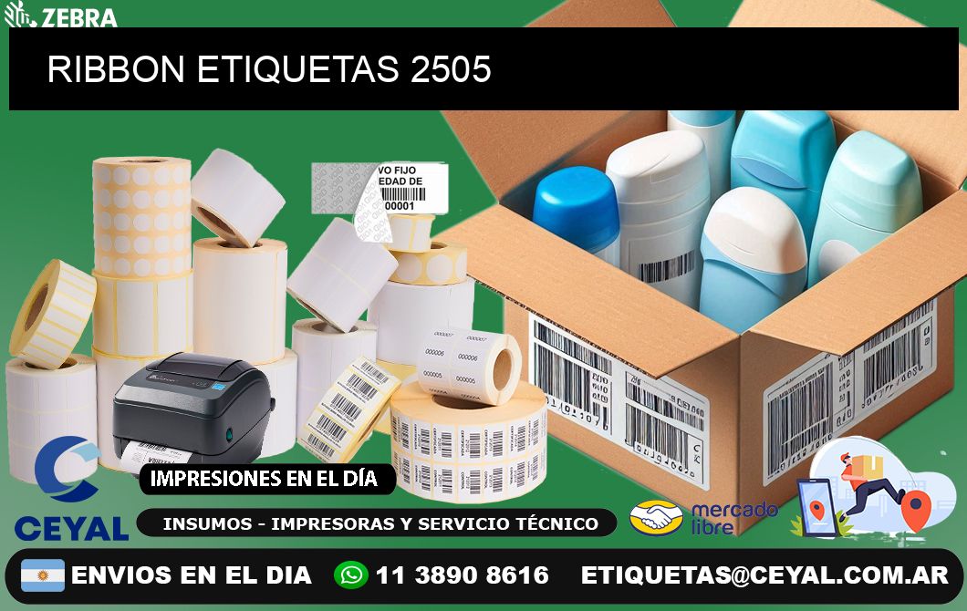 RIBBON ETIQUETAS 2505