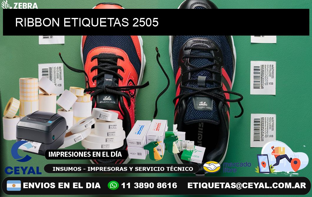 RIBBON ETIQUETAS 2505
