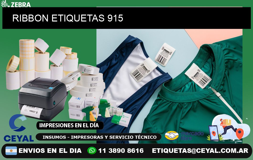 RIBBON ETIQUETAS 915