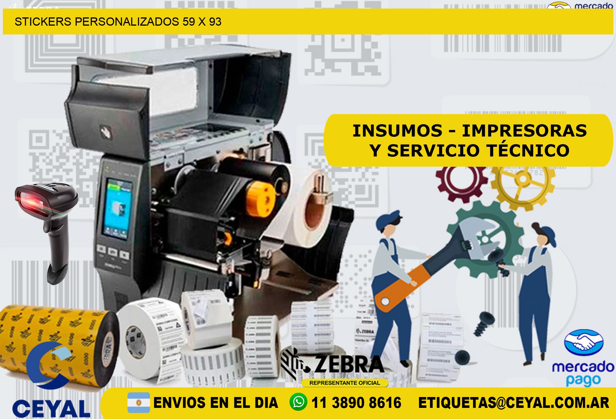 STICKERS PERSONALIZADOS 59 x 93
