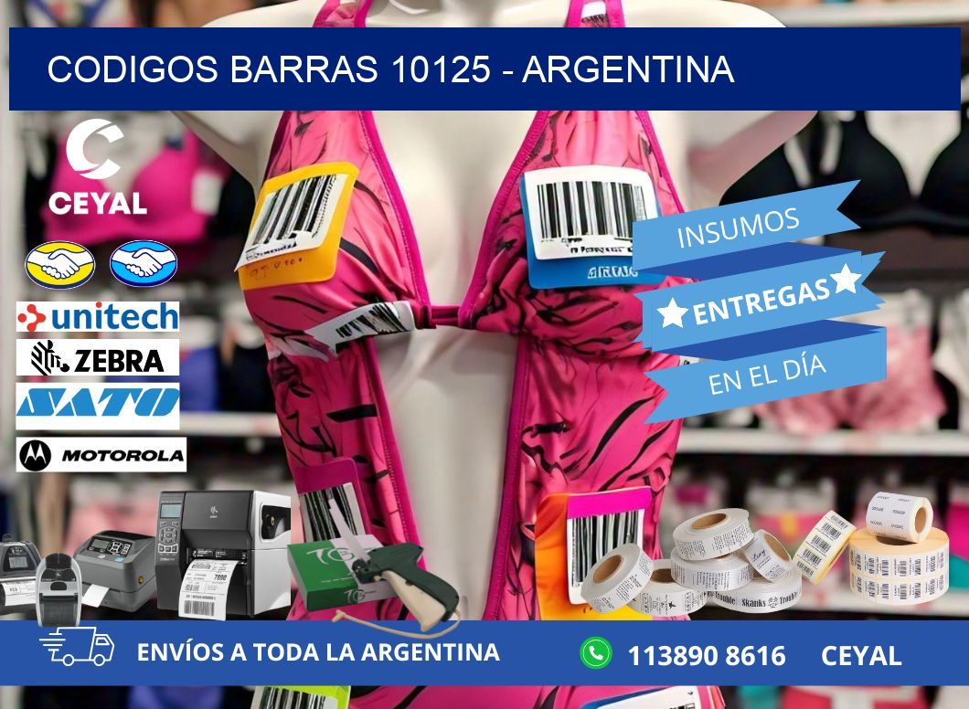 CODIGOS BARRAS 10125 - ARGENTINA