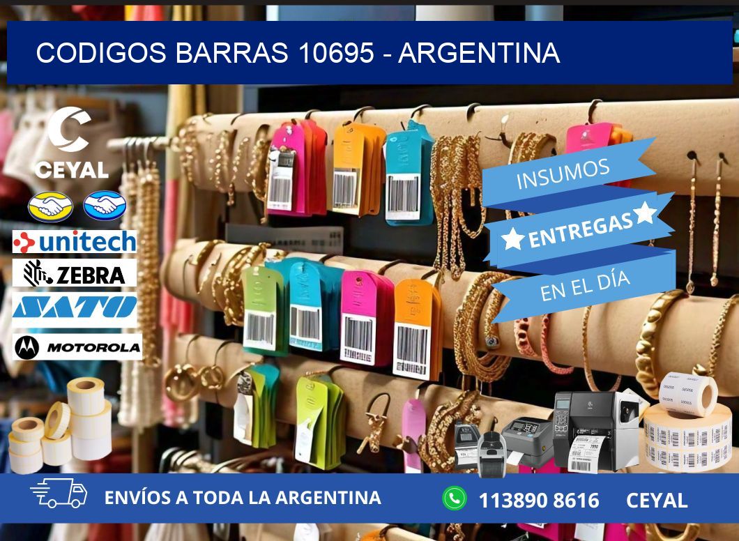 CODIGOS BARRAS 10695 - ARGENTINA