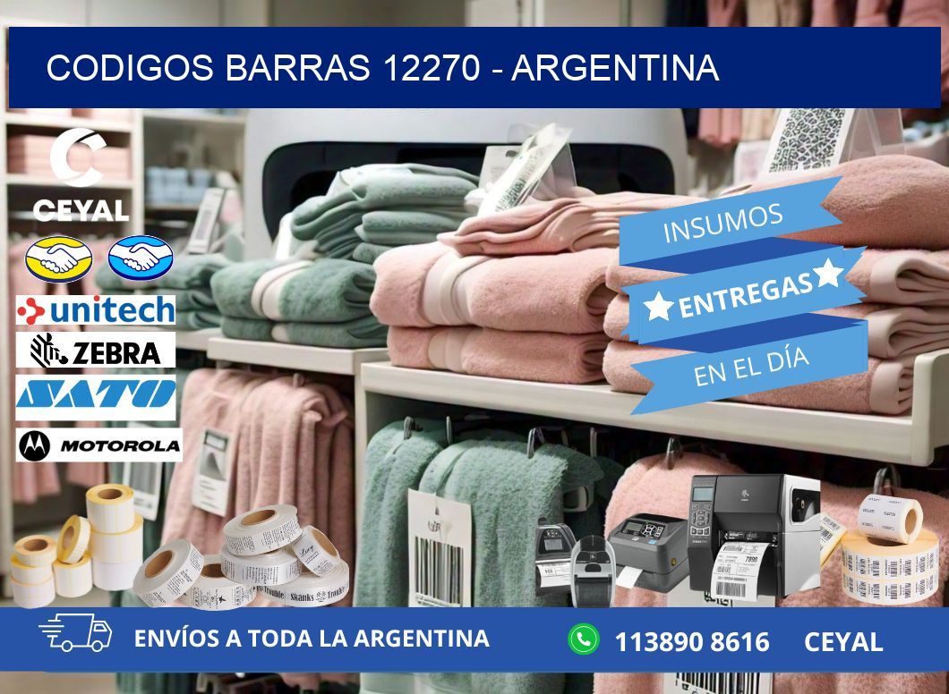 CODIGOS BARRAS 12270 - ARGENTINA