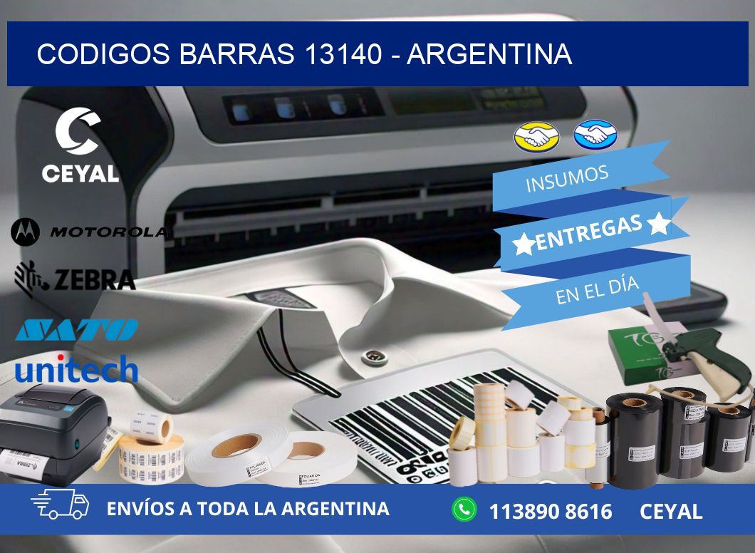 CODIGOS BARRAS 13140 - ARGENTINA