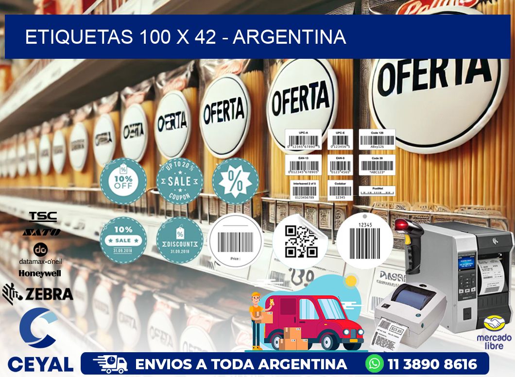 ETIQUETAS 100 x 42 - ARGENTINA
