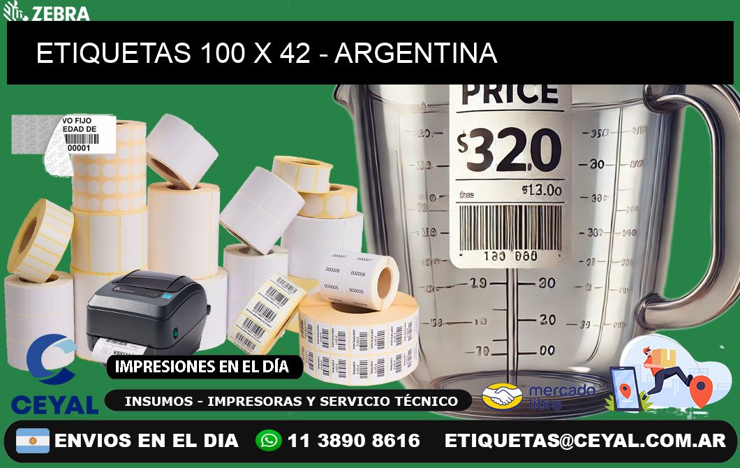 ETIQUETAS 100 x 42 - ARGENTINA