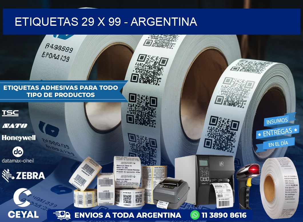 ETIQUETAS 29 x 99 – ARGENTINA