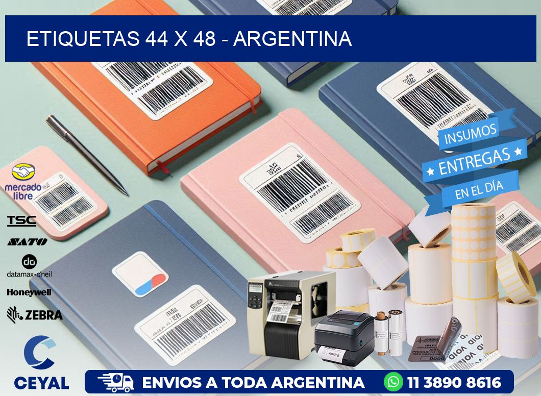ETIQUETAS 44 x 48 - ARGENTINA