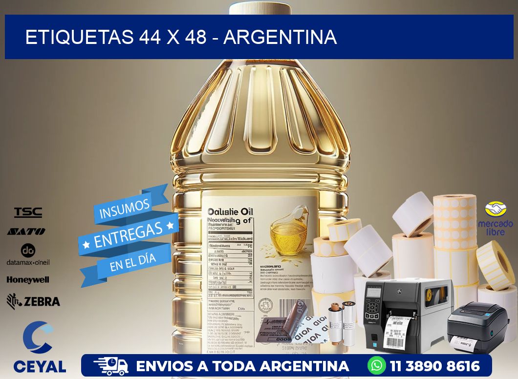 ETIQUETAS 44 x 48 - ARGENTINA