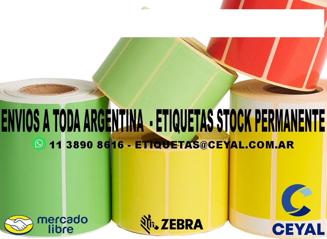 ETIQUETAS 45 x 93 - ARGENTINA