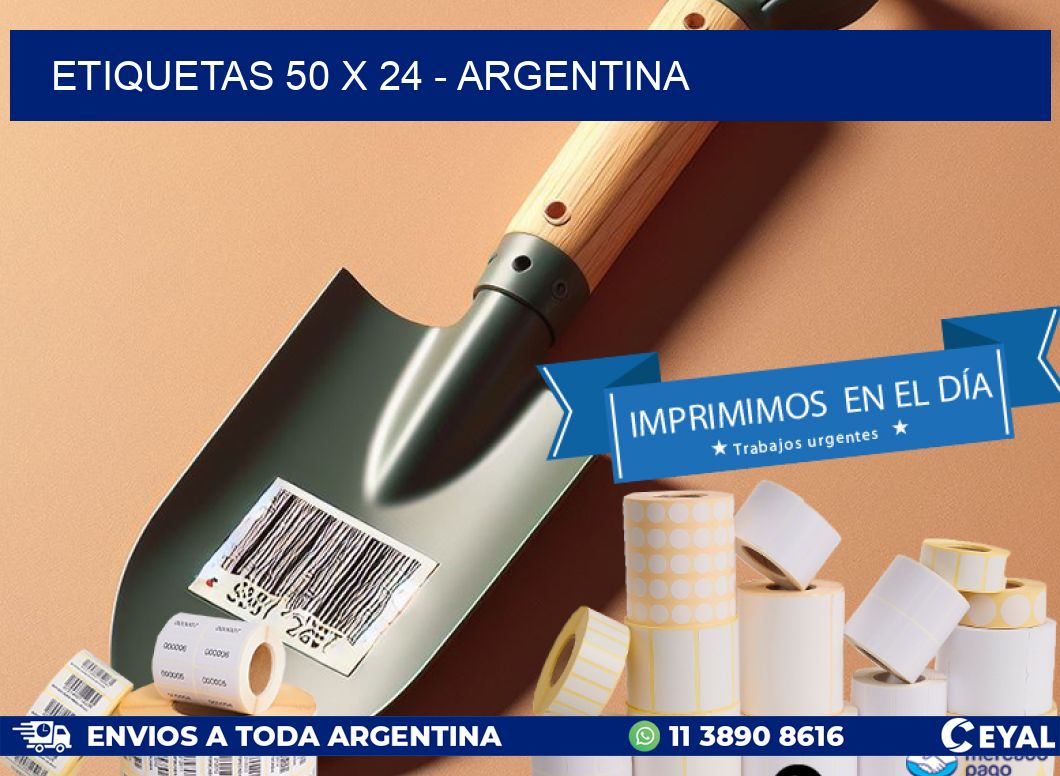 ETIQUETAS 50 x 24 - ARGENTINA
