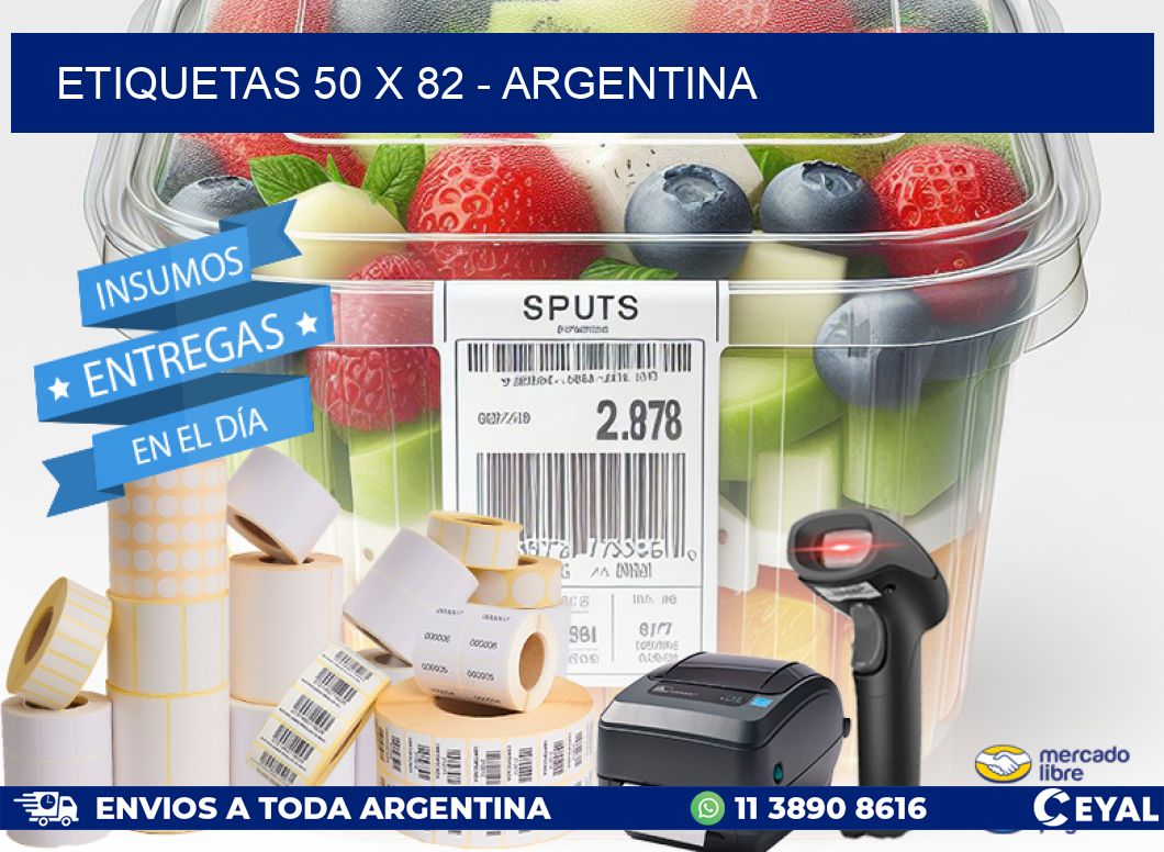 ETIQUETAS 50 x 82 - ARGENTINA