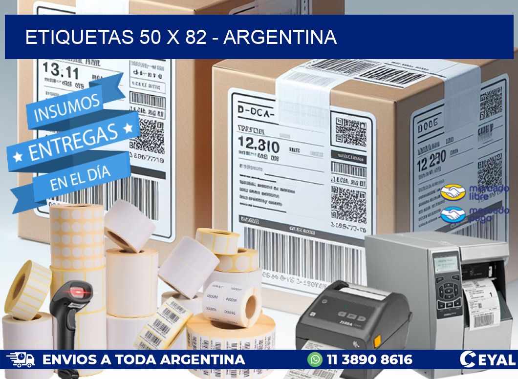 ETIQUETAS 50 x 82 - ARGENTINA