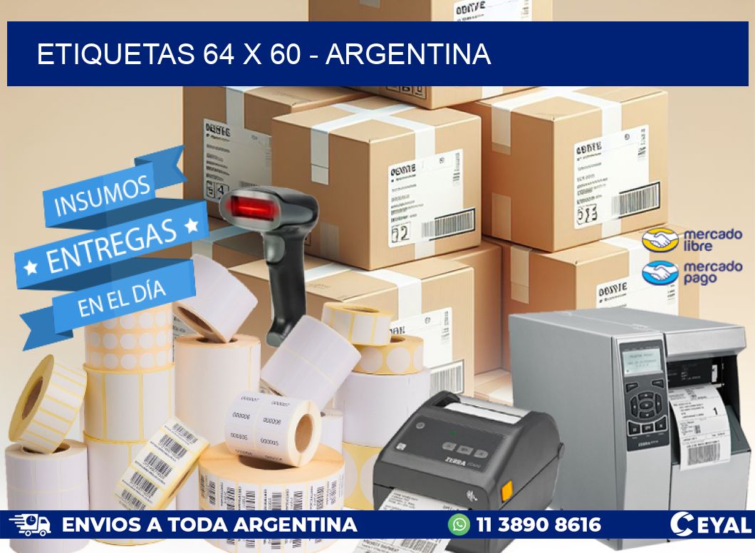 ETIQUETAS 64 x 60 – ARGENTINA