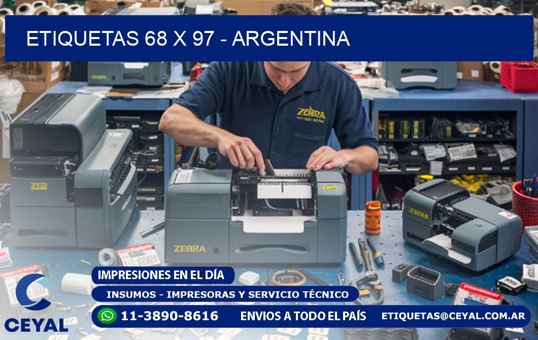 ETIQUETAS 68 x 97 - ARGENTINA