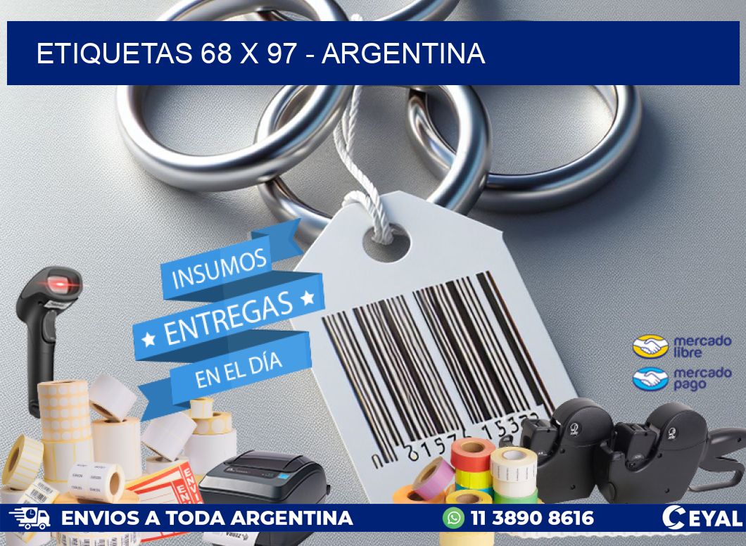 ETIQUETAS 68 x 97 - ARGENTINA