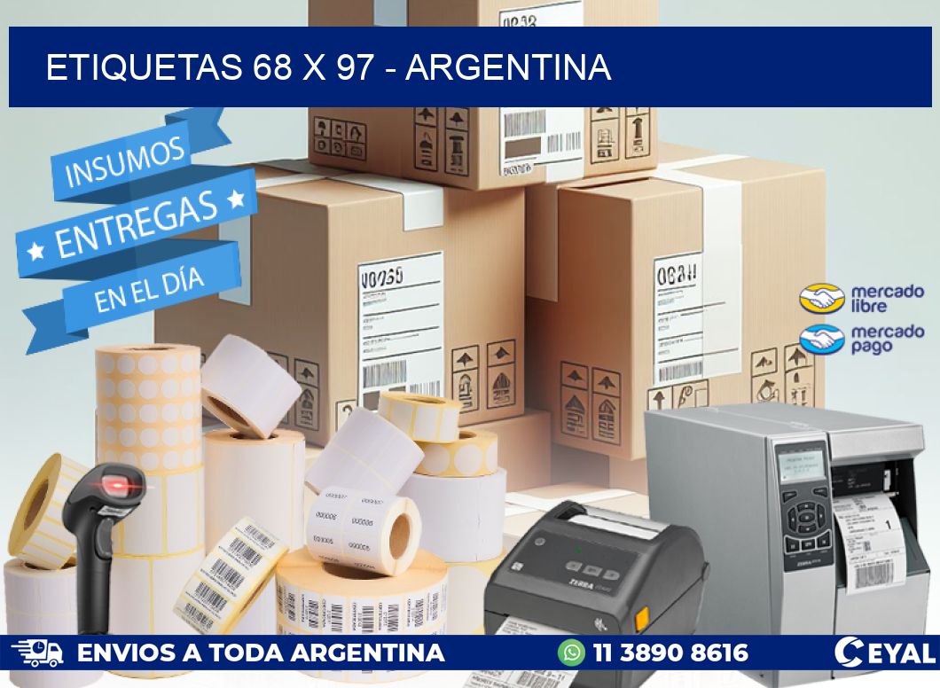 ETIQUETAS 68 x 97 - ARGENTINA