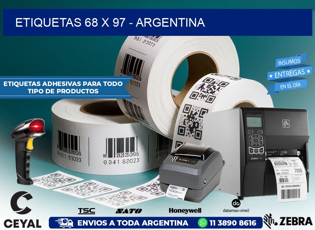 ETIQUETAS 68 x 97 – ARGENTINA