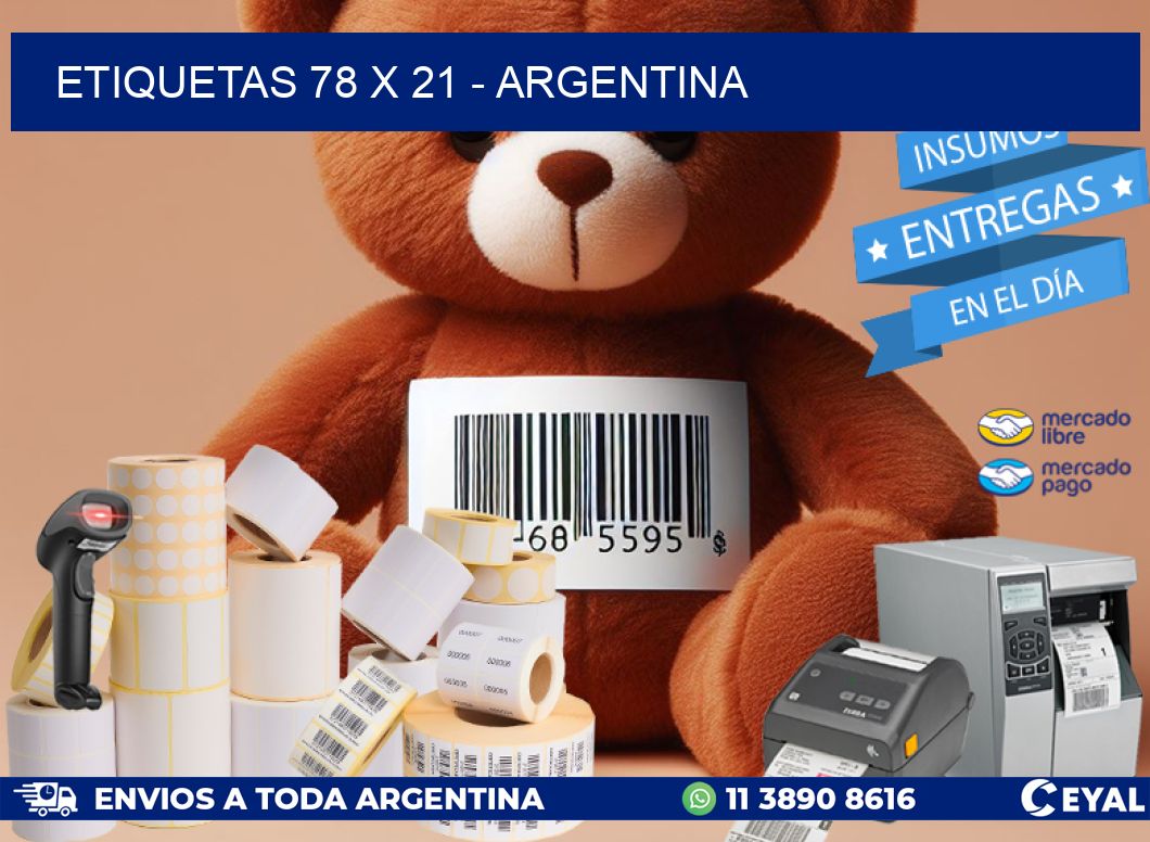 ETIQUETAS 78 x 21 – ARGENTINA