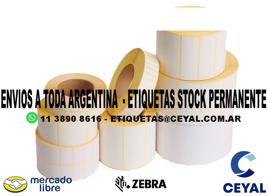 ETIQUETAS MERCADOLIBRE 63 x 39 - ARGENTINA