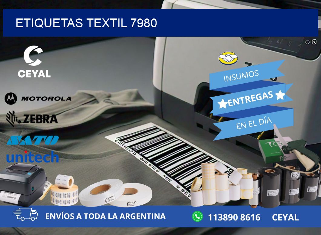 ETIQUETAS TEXTIL 7980