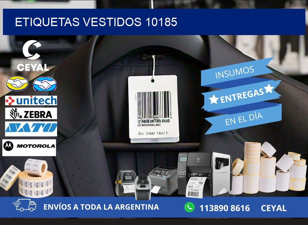 ETIQUETAS VESTIDOS 10185