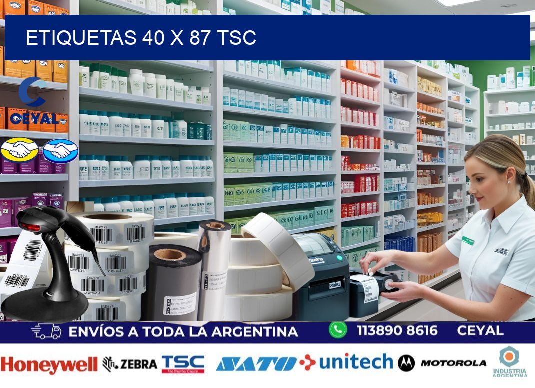ETIQUETAS 40 x 87 TSC