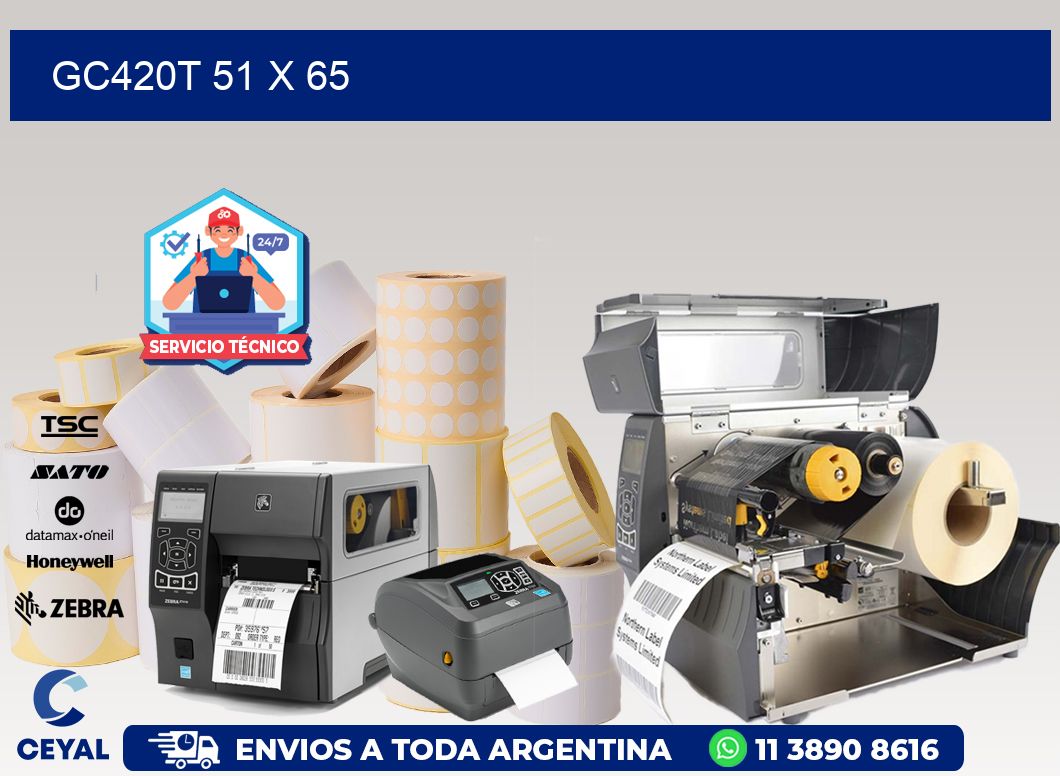GC420T 51 x 65