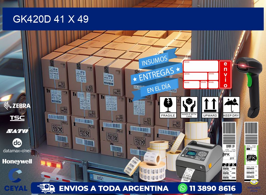 GK420D 41 x 49