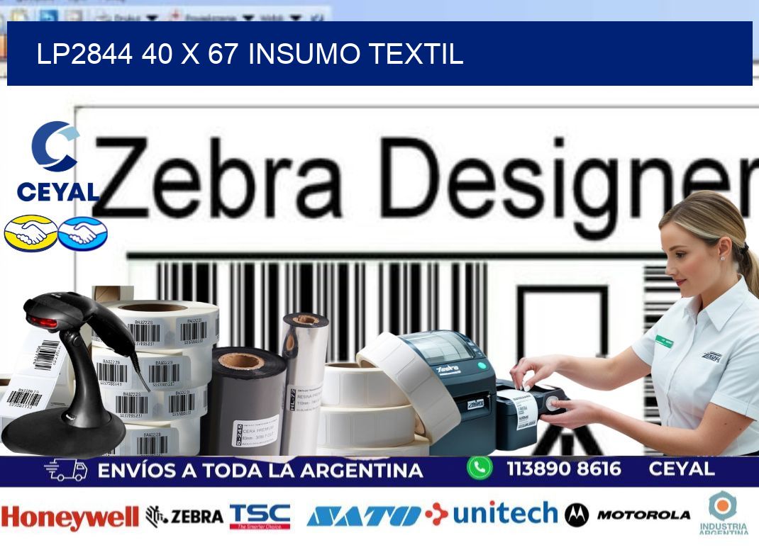 LP2844 40 x 67 INSUMO TEXTIL