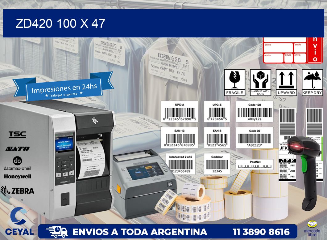 ZD420 100 x 47