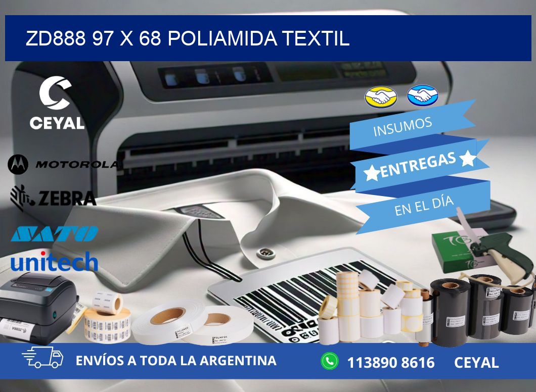 ZD888 97 x 68 POLIAMIDA TEXTIL