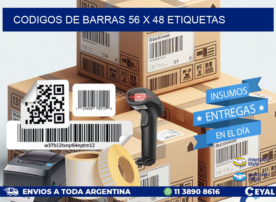 codigos de barras 56 x 48 etiquetas
