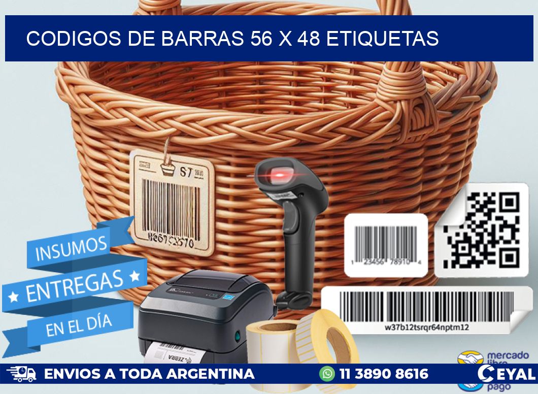 codigos de barras 56 x 48 etiquetas