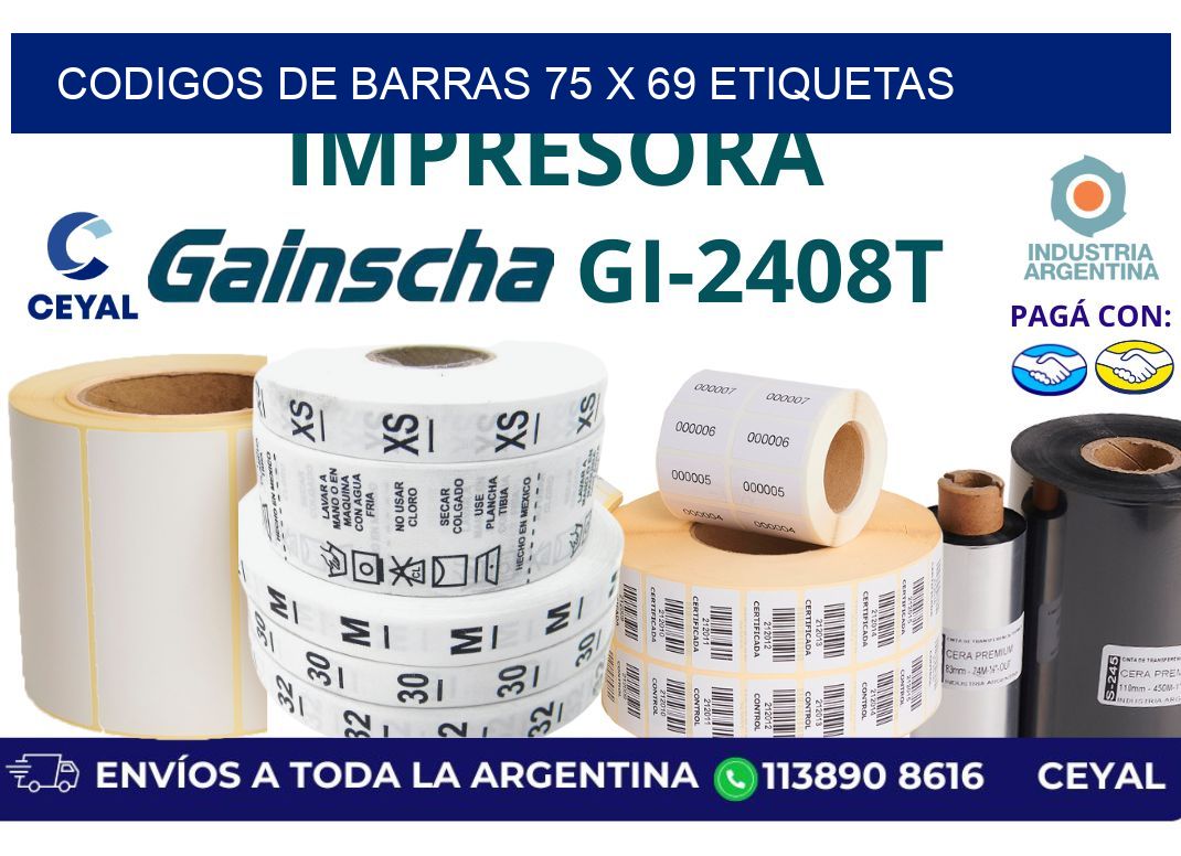 codigos de barras 75 x 69 etiquetas
