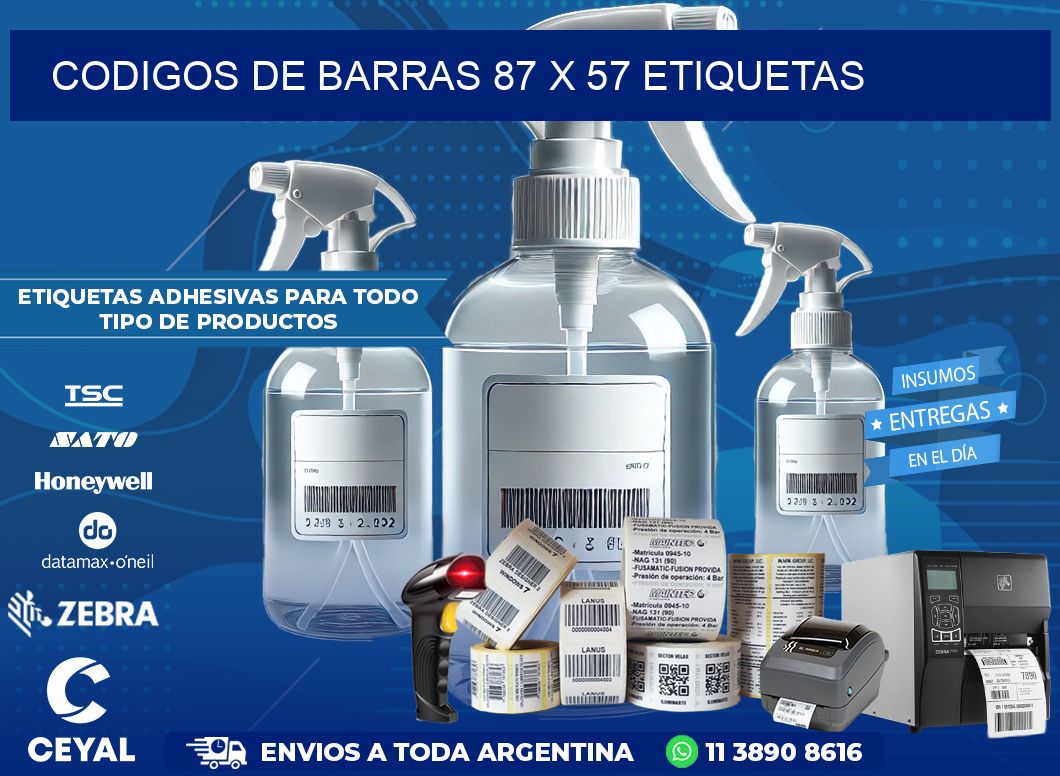 codigos de barras 87 x 57 etiquetas