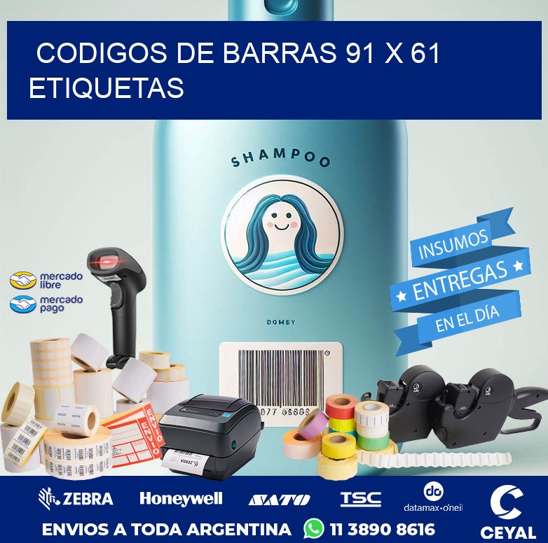 codigos de barras 91 x 61 etiquetas