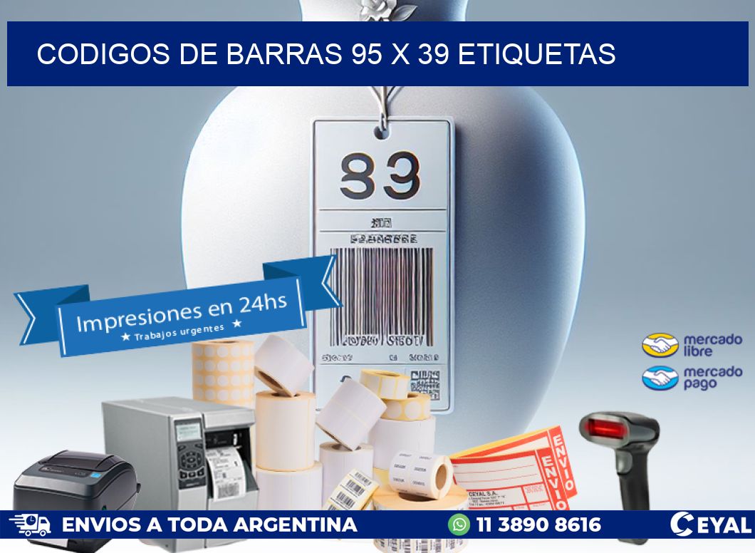 codigos de barras 95 x 39 etiquetas