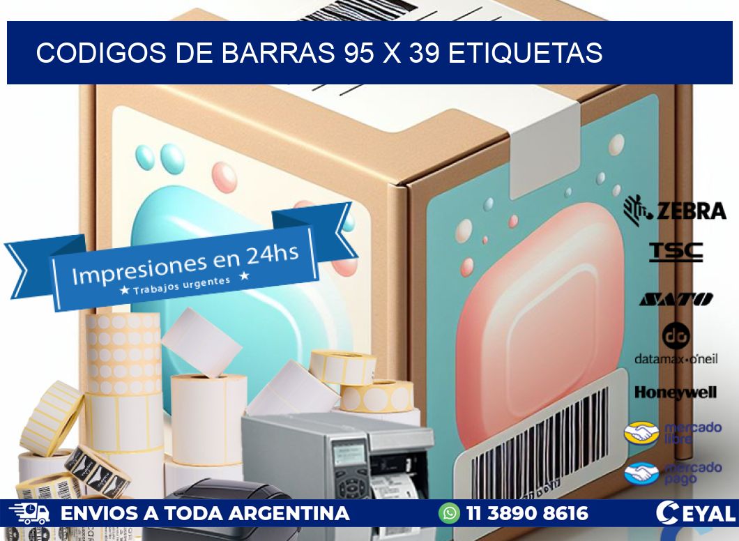 codigos de barras 95 x 39 etiquetas