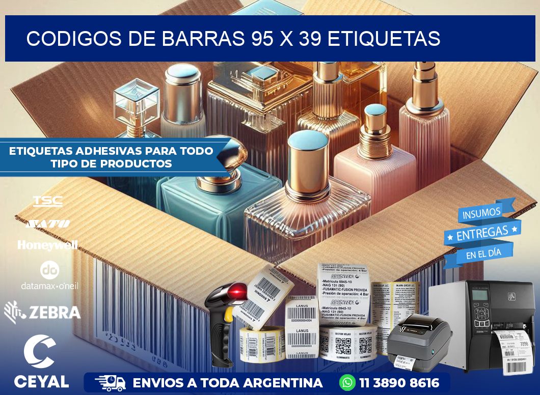 codigos de barras 95 x 39 etiquetas