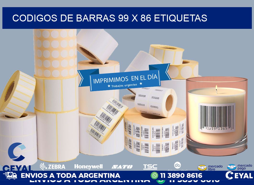 codigos de barras 99 x 86 etiquetas