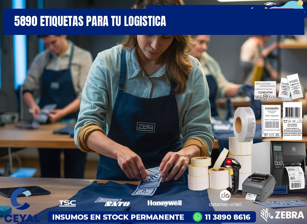 5890 etiquetas para tu logistica